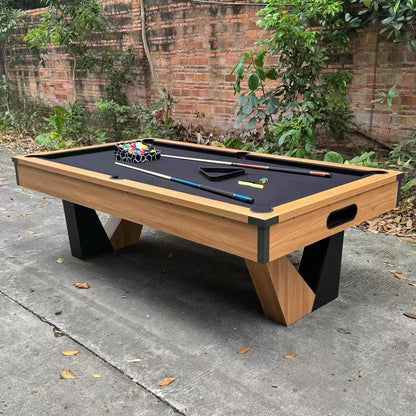 7 FT Pool Tables Billiards for Indoor Home Use,Billiards/Table Tennis/Dining Table Multi-functional 3 in 1,High Density Board Billiard Table