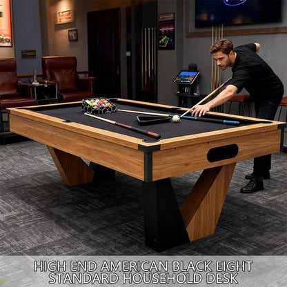 7 FT Pool Tables Billiards for Indoor Home Use,Billiards/Table Tennis/Dining Table Multi-functional 3 in 1,High Density Board Billiard Table