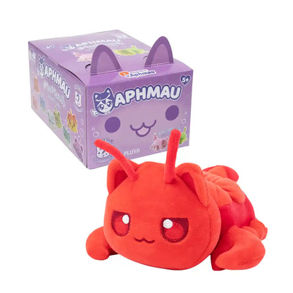 Aphmau Mini Mystery 6 inch Plush Under The Sea Series 5 4 Pack, Official Aphmau Merch, 8 Unique MeeMeow Plushies, Soft Collectible Cat Toys, YouTube Gamer Plush Blind Box Set for Kids and Fans