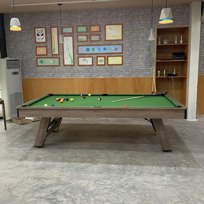 COOLBABY 3 in 1 8ft Pool Billiard Table + Household Table Tennis Table +  meeting or dining table Multi Function Game Table