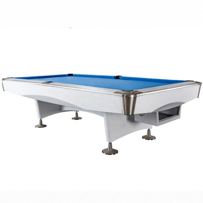 COOLBABY Indoor Luxury Pool Dining Billiards Table 9ft Slate Club Pool Tables Professional Snooker & Billiard Table