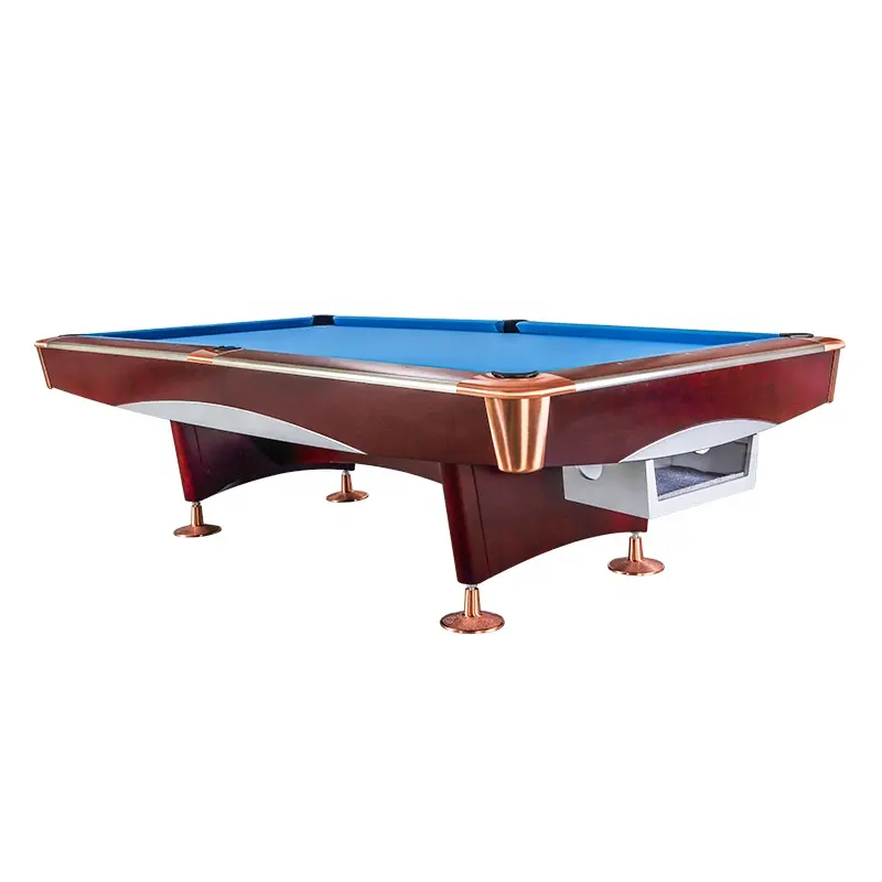 COOLBABY Indoor Luxury Pool Dining Billiards Table 9ft Slate Club Pool Tables Professional Snooker & Billiard Table