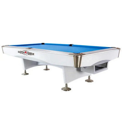 COOLBABY Indoor Luxury Pool Dining Billiards Table 9ft Slate Club Pool Tables Professional Snooker & Billiard Table