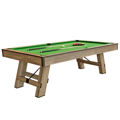 COOLBABY 3 in 1 8ft Pool Billiard Table + Household Table Tennis Table +  meeting or dining table Multi Function Game Table
