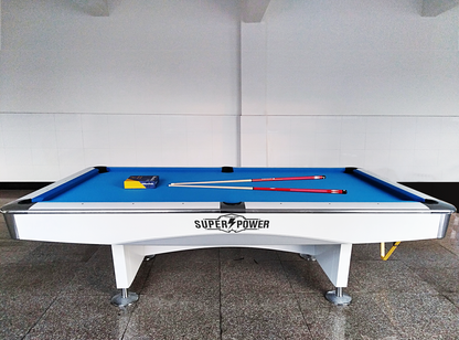 COOLBABY Indoor Luxury Pool Dining Billiards Table 9ft Slate Club Pool Tables Professional Snooker & Billiard Table