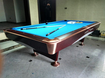 COOLBABY Indoor Luxury Pool Dining Billiards Table 9ft Slate Club Pool Tables Professional Snooker & Billiard Table