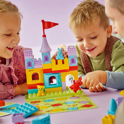 LEGO Duplo 10450 Hopsys Castle Game V29 for Unisex 3+ Interactive Castle Adventure Early Learning Building Set