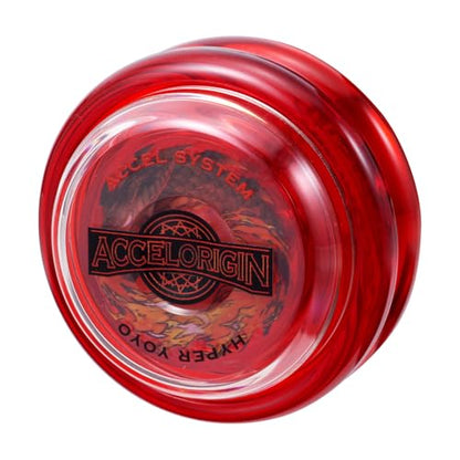 Bandai 60001 Accel Hyper Yo Red, Skill Game, Optimised JoJo for Children from 8 Years, with its Accel System, Test All Tricks Quickly and Easily
