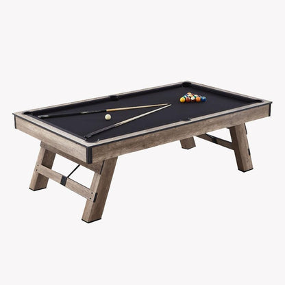 COOLBABY 7FT Modern Design Wood Pool Table - Billiard Table