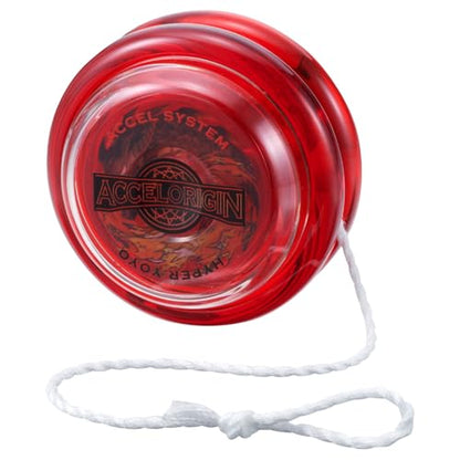 Bandai 60001 Accel Hyper Yo Red, Skill Game, Optimised JoJo for Children from 8 Years, with its Accel System, Test All Tricks Quickly and Easily