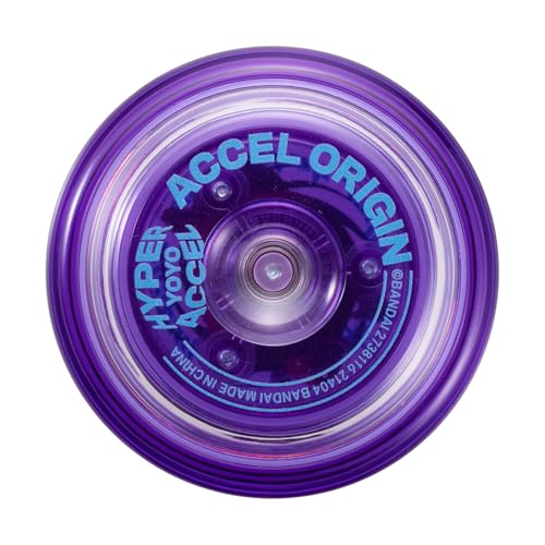 Bandai 60005 Accel Hyper Yo Violet, Skill Game, Optimal JoJo for Children from 8 Years, with its Accel System, Test All Tricks Quickly and Easily