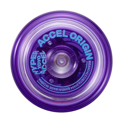 Bandai 60005 Accel Hyper Yo Violet, Skill Game, Optimal JoJo for Children from 8 Years, with its Accel System, Test All Tricks Quickly and Easily