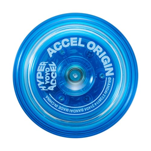 Bandai Accel Hyper Yo Blue, Skill Game Yo Yo with Accel System, High Speed Trick YoYo, For Boys and Girls Ages 8+