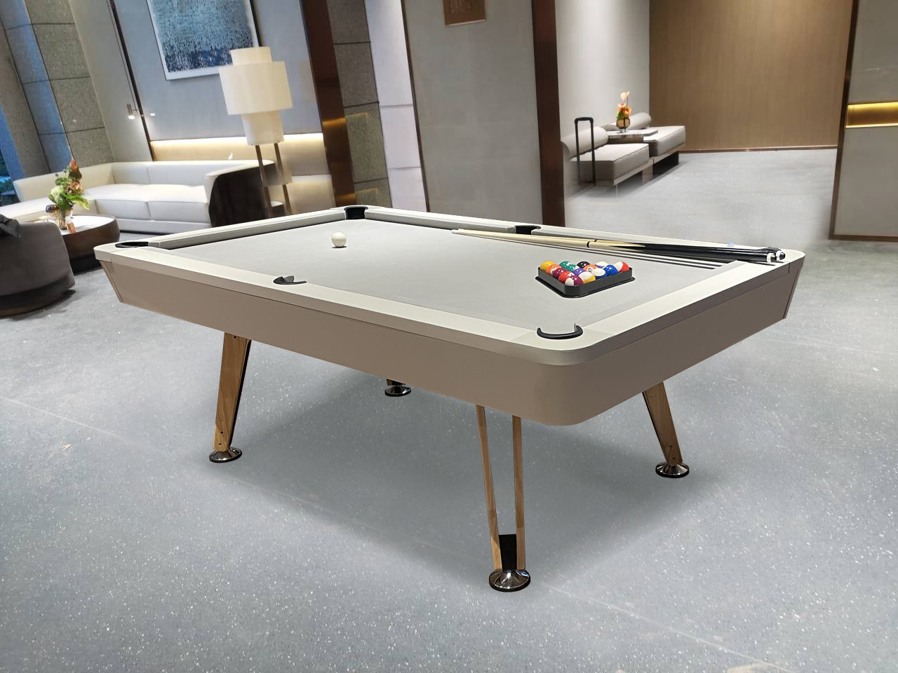 3 in 1 7ft Pool Billiard Table + Household Table Tennis Table + meeting or dining table Multifunction Game Table