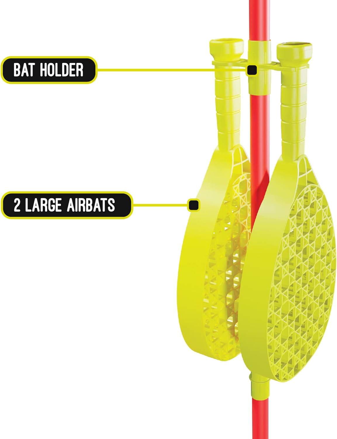 Mookie Swingball Classic with Championship Spiral Top and Real Tennis Ball, Outdoor Swing Tennis Game for Active Play, 5Y+ Years