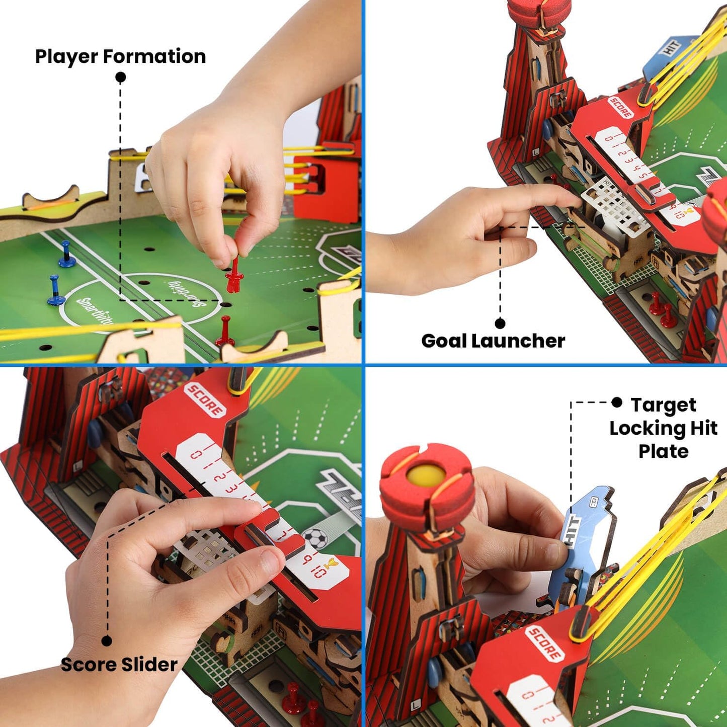 Smartivity Mini Football, Soccer Table DIY STEM Educational & Construction Based Activity Game for Kids 6 to 14, Gifts for Boys & Girls