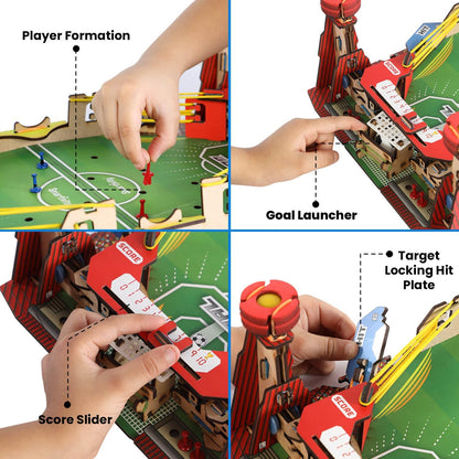 Smartivity Mini Football, Soccer Table DIY STEM Educational & Construction Based Activity Game for Kids 6 to 14, Gifts for Boys & Girls