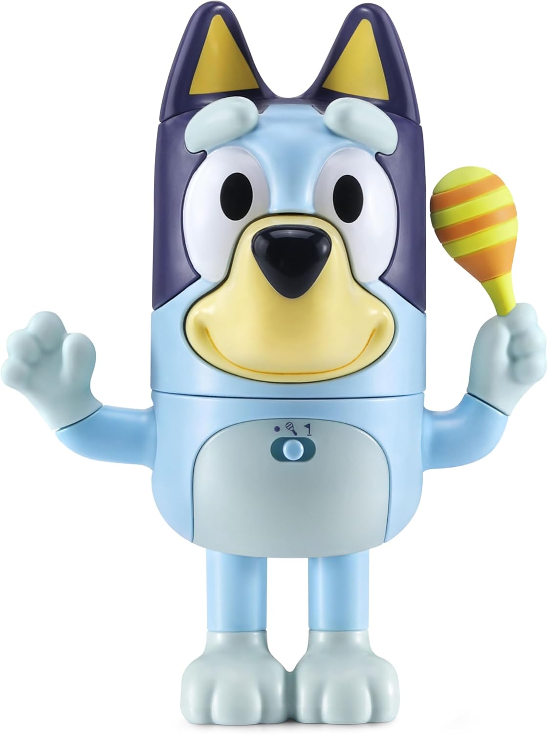 VTech Shake It Bluey Interactive Toddler Toy with Music, Sounds and Phrases from TV Show, Educational Play, Follow Me Memory Game, Motor Skill Development, Learning Toy, Ideal Gift for Kids Ages 3-5, Blue