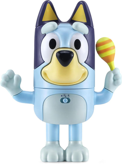 VTech Shake It Bluey Interactive Toddler Toy with Music, Sounds and Phrases from TV Show, Educational Play, Follow Me Memory Game, Motor Skill Development, Learning Toy, Ideal Gift for Kids Ages 3-5, Blue