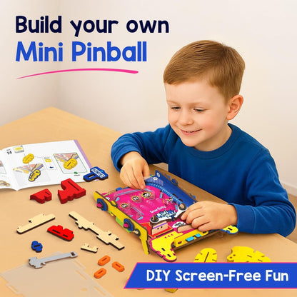 Smartivity DIY Pocket Pinball Handheld Arcade Game Kit for Kids 6+ Years, STEM Building Toy, Screen Free Indoor Game, Birthday Gift for Boys and Girls