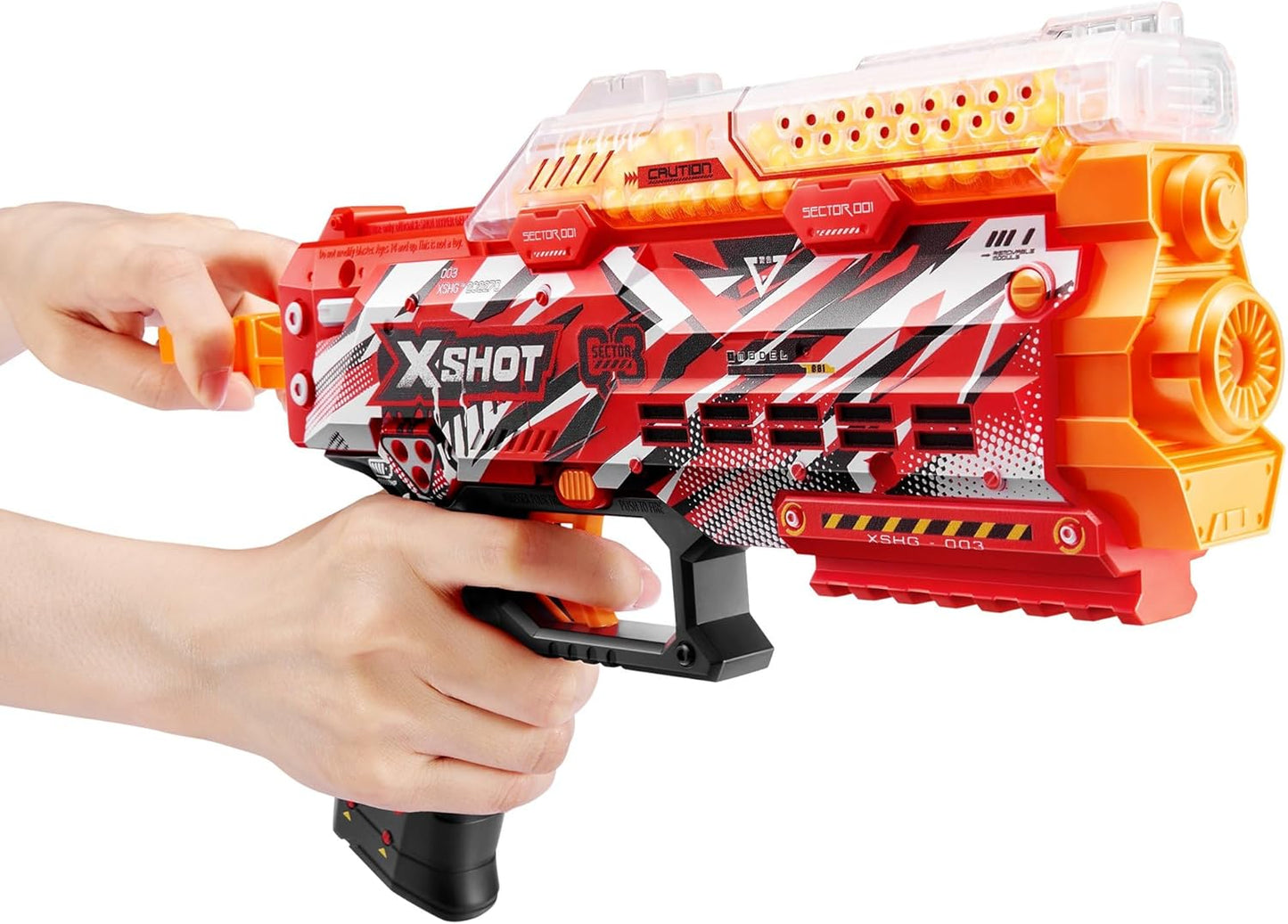 X-Shot Hyper Gel Series 1 Gun, 3000 Gellets, Foam Blaster, Spray Bottle, Kids & Adults, Hand-Eye Coordination, Video Game & Outdoor Play, No Batteries Required