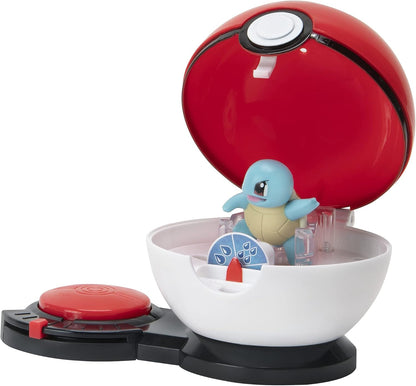 Pokemon Surprise Attack Battle Game, Squirtle vs Jigglypuff with 2 Figures, 2 Poké Balls & 6 Attack Disks – Multicolor – PKW2506