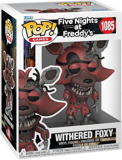 Funko Pop! Games: Five Nights At Freddy's (FNAF) - Withered Foxy - Five Nights At Freddy's - Collectable Vinyl Figure - Gift Idea - Official Merchandise - Toys for Kids & Adults - Video Games Fans