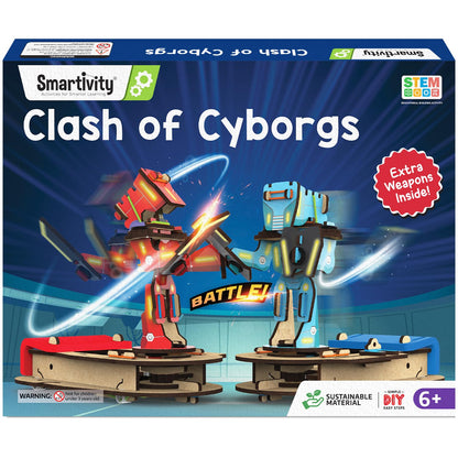 Smartivity STEM DIY Fighting & Battle Game, Multiplayer Educational Arcade Kit for Kids, Hands-On STEM Activity, Gift for Boys and Girls Ages 6-14