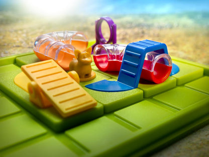 SmartGames Smart Dog Obstacle Course, Brain Teaser Puzzle with 60+ Challenges, STEM Educational Toy for Kids 7+