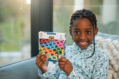 SmartGames IQ Noodles Pocket Brain Teaser Puzzle Game with 120 Challenges Travel-Friendly Educational Toy for Kids and Adults Ages 7 and Up