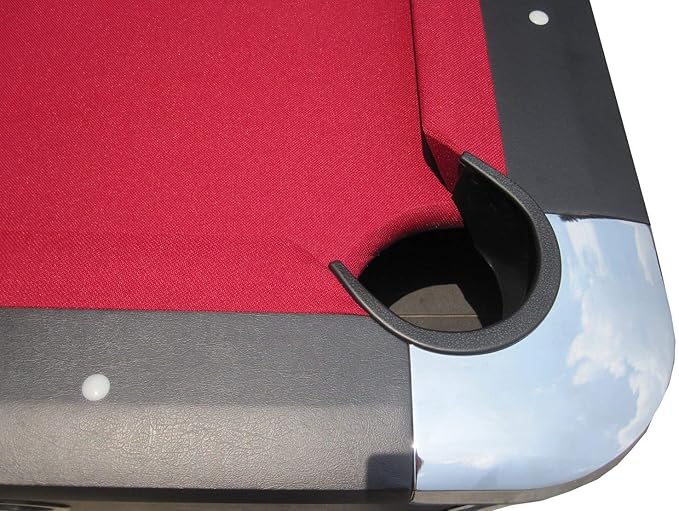 Billiard Table 9ft, Wooden Design - Red