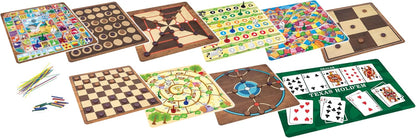Ambassador Classic Games, 365 Games, 10 Double-Sided Boards, Ages 6+