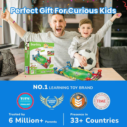Smartivity Mini Football, Soccer Table DIY STEM Educational & Construction Based Activity Game for Kids 6 to 14, Gifts for Boys & Girls