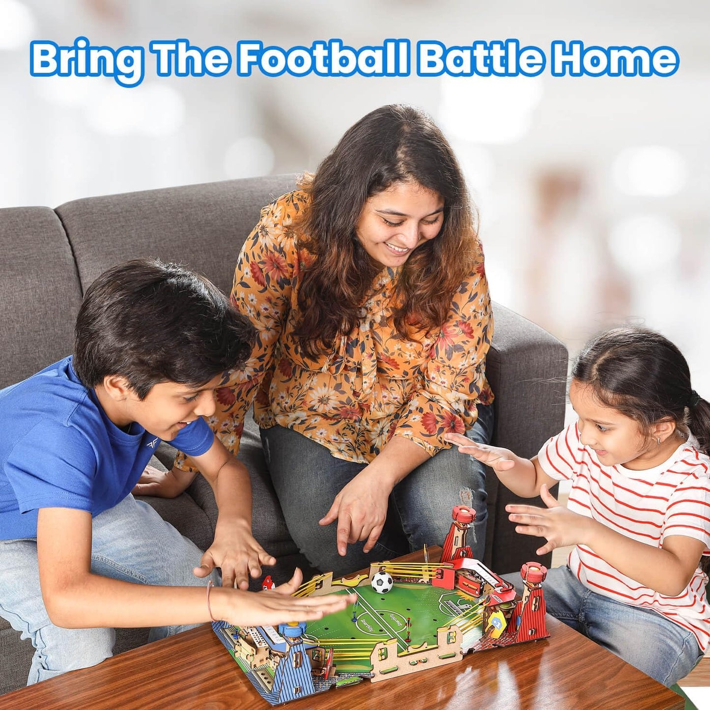Smartivity Mini Football, Soccer Table DIY STEM Educational & Construction Based Activity Game for Kids 6 to 14, Gifts for Boys & Girls
