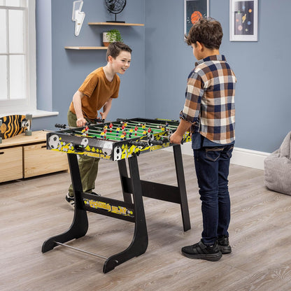 Powerplay 3ft Folding Football Table Game, Mini Table Football for Kids and Adults, Compact Foosball Table, Portable Design with Easy Storage, Indoor Game Table for Boys and Girls 5 Years+