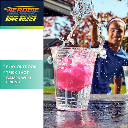 Aerobie Sonic Bounce Pro 3-Pack, Outdoor Flying Disc Toy, Sports Game for Kids and Adults, Durable Plastic, 8+ Years, Active Play, Backyard Fun