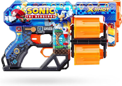 XShot Skins Dread Sonic Bulk Mega Sonic, Easy Reload, Air Pocket Dart Technology, Toy Foam Dart Blaster for Kids, Teens, Adults,Boys & Girls, Outdoor Action Gun Games,Gift for Kids Ages 8+