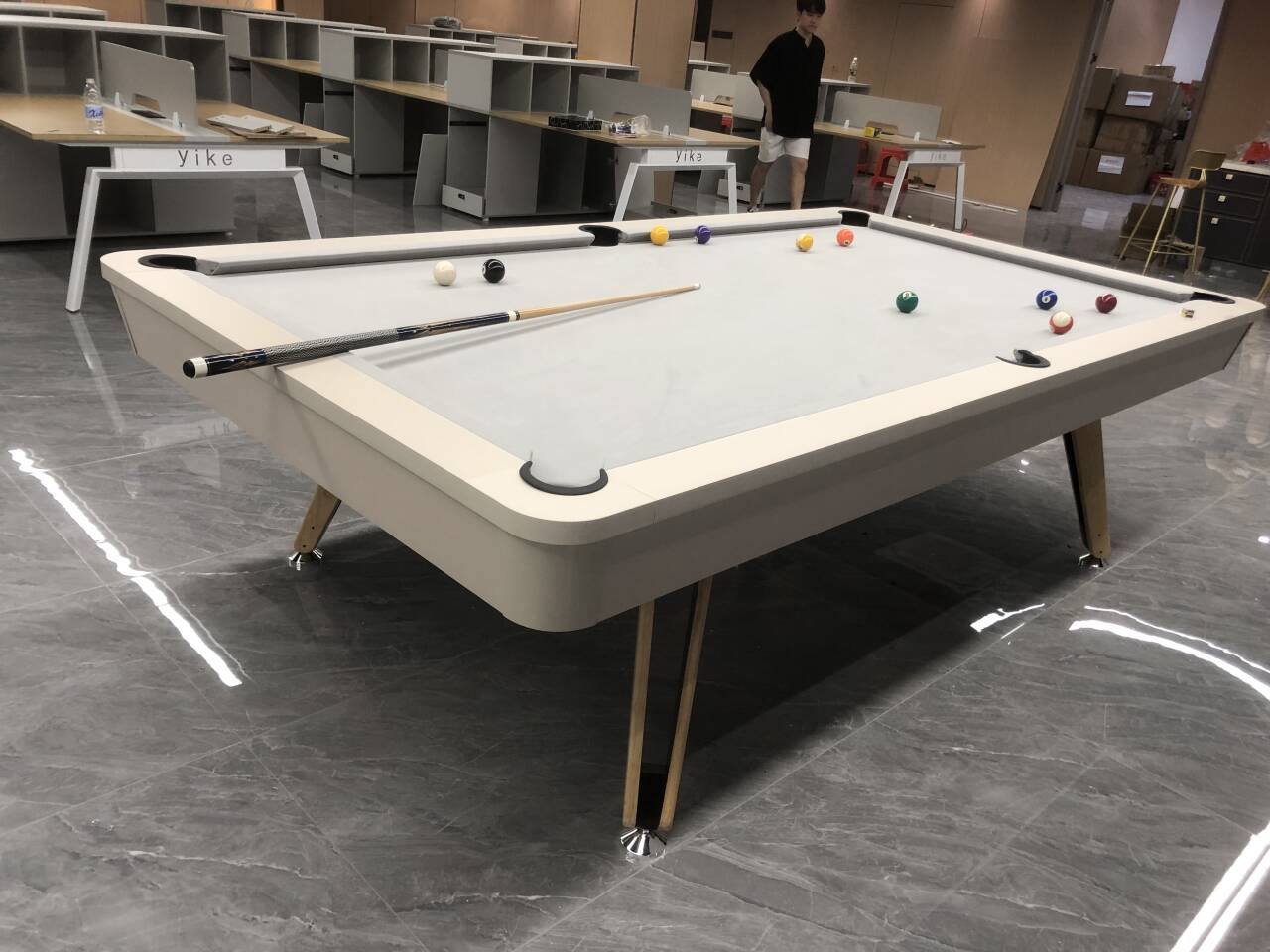 3 in 1 7ft Pool Billiard Table + Household Table Tennis Table + meeting or dining table Multifunction Game Table