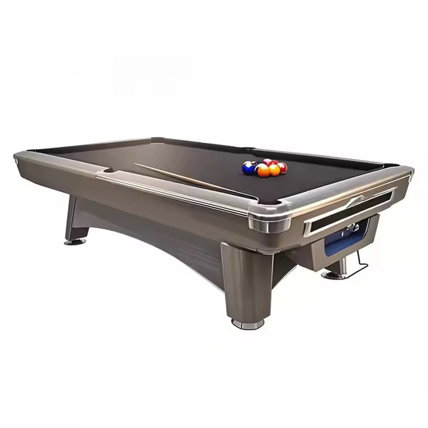 9-6-2G Billiard table, Natural Slate Solid Wood Billiards Tables 9FT Pool Table