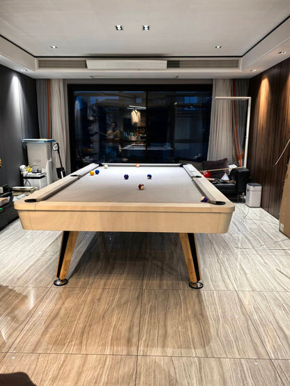 3 in 1 7ft Pool Billiard Table + Household Table Tennis Table + meeting or dining table Multifunction Game Table