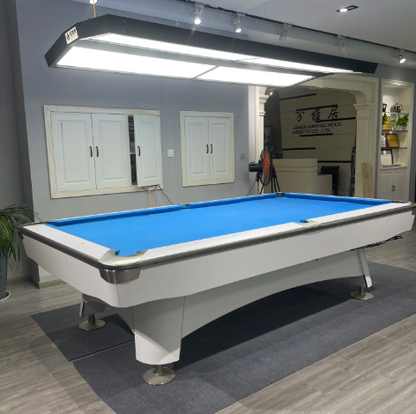 9FT pool club billiard table - stone slate with natural slate felt - GREEN