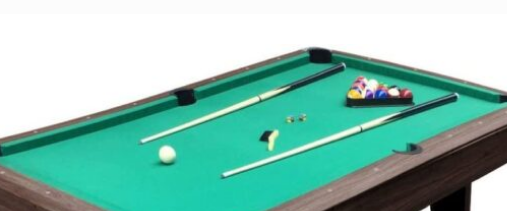 8-ft billiard table, Pool game table - Green