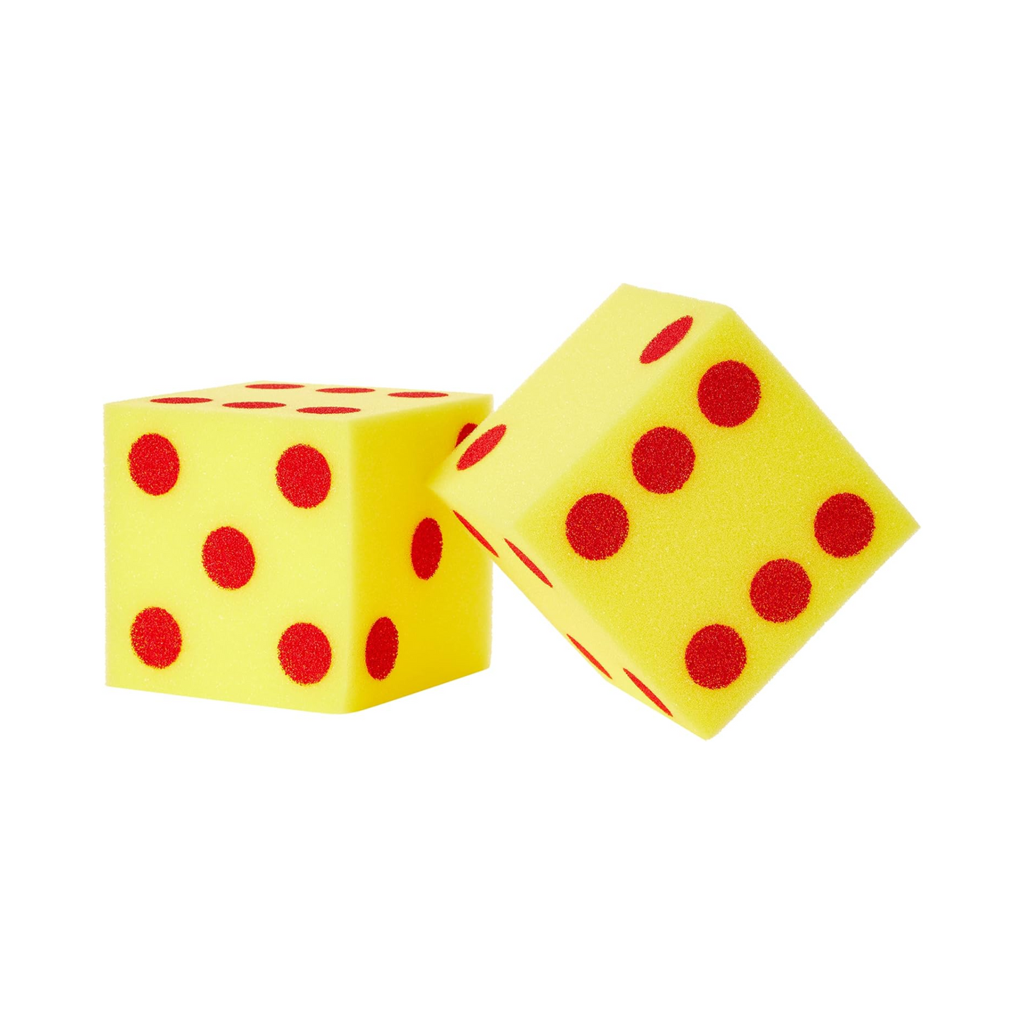 Learning Resources Giant Soft Dot Cubes, Set of 2 Jumbo Foam Dice for Early Math and Number Games, Ages 3 and Up