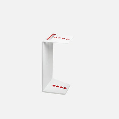 COOLBABY Compact Floor-Standing 4-Hole Billiard Cue Stand with Storage for Triangle and Diamond Racks