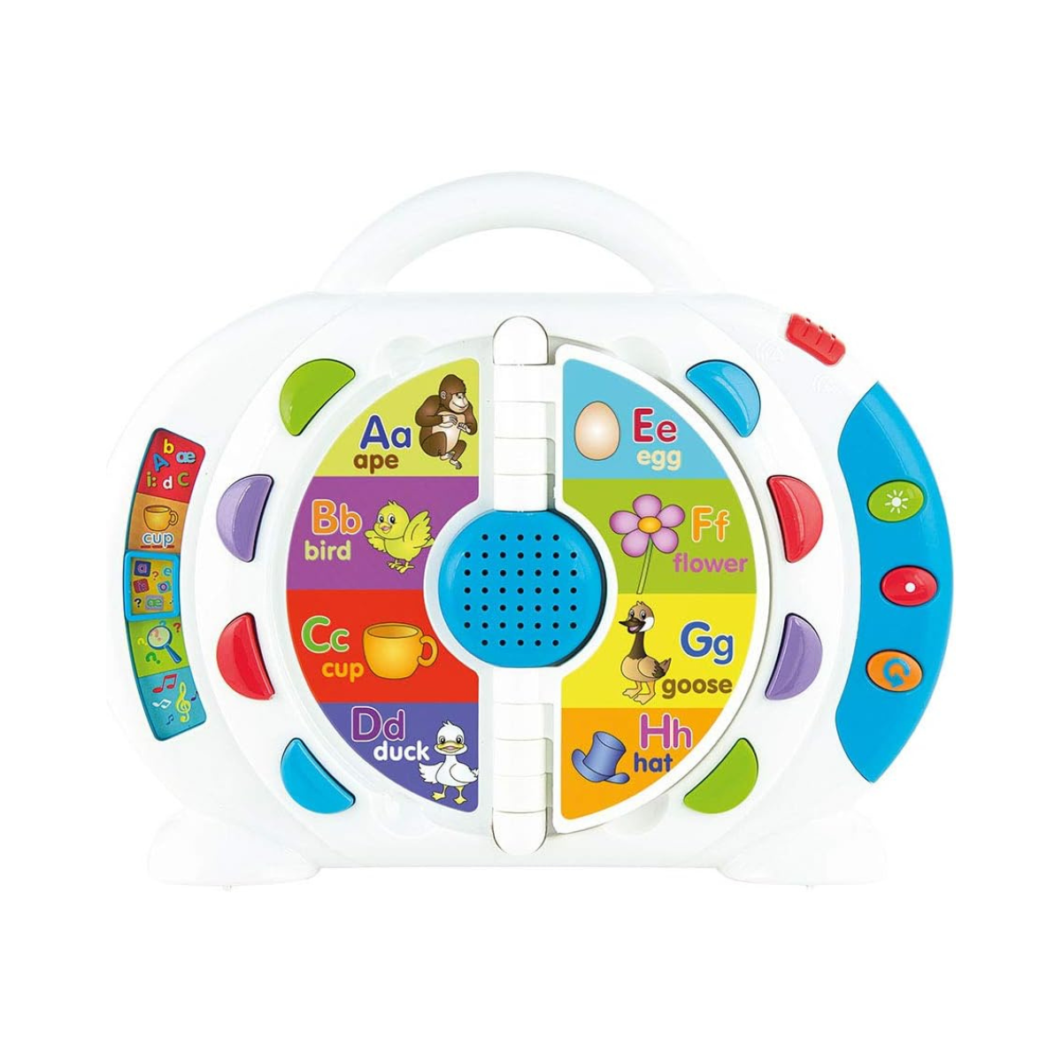 Winfun Take Along Phonics Player Baby Learning Toy with Music, Alphabet, Phonics Games and Instrument Sounds, Portable Educational Toy for Toddlers