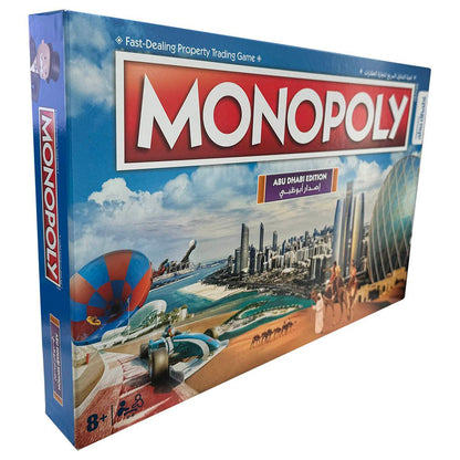 Winning Moves Monopoly AbuDhabi Official Edition, UAE Version, Family Board Game, Iconic Locations, Ages 8+