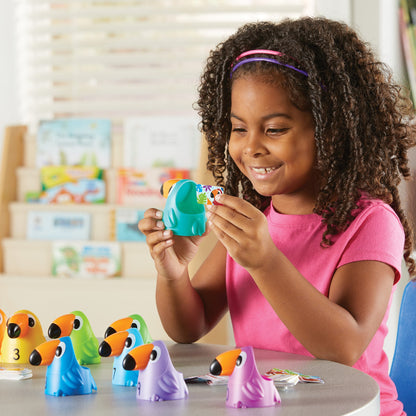 Learning Resources Toucans to 10, Addition and Subtraction Fact Family Game, Hands-On Early Maths Activity for Home or Classroom, Ages 5+