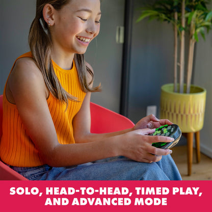 Learning Resources BrainBolt Memory Game, Light-Up Handheld Memory Puzzle for Kids and Adults, Solo or Two-Player Game, Portable Brain Teaser for Travel and Learning, Ages 7+