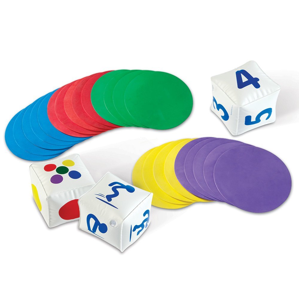 Learning Resources Ready, Set, Move, Classroom Activity Set for Active Learning and Early Skill Development (Ages 4+)