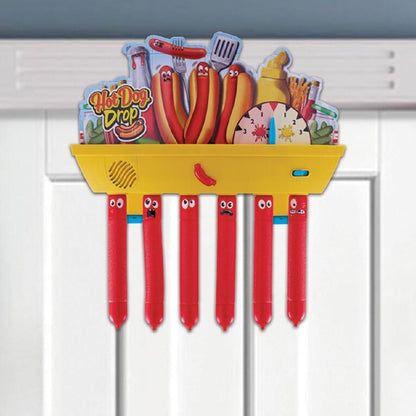 Hot Dog Drop Game, Fun Family Game for Kids 5+ Years, Exciting Fast-Paced Sausage Grabbing Game